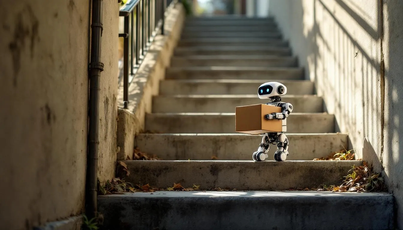 Ce robot qui grimpe les escaliers va bientôt livrer vos colis Amazon