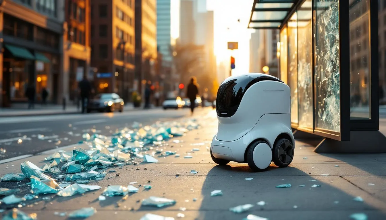 Deux robots de livraison défoncent deux abribus en 48h, Chicago commence à les bannir