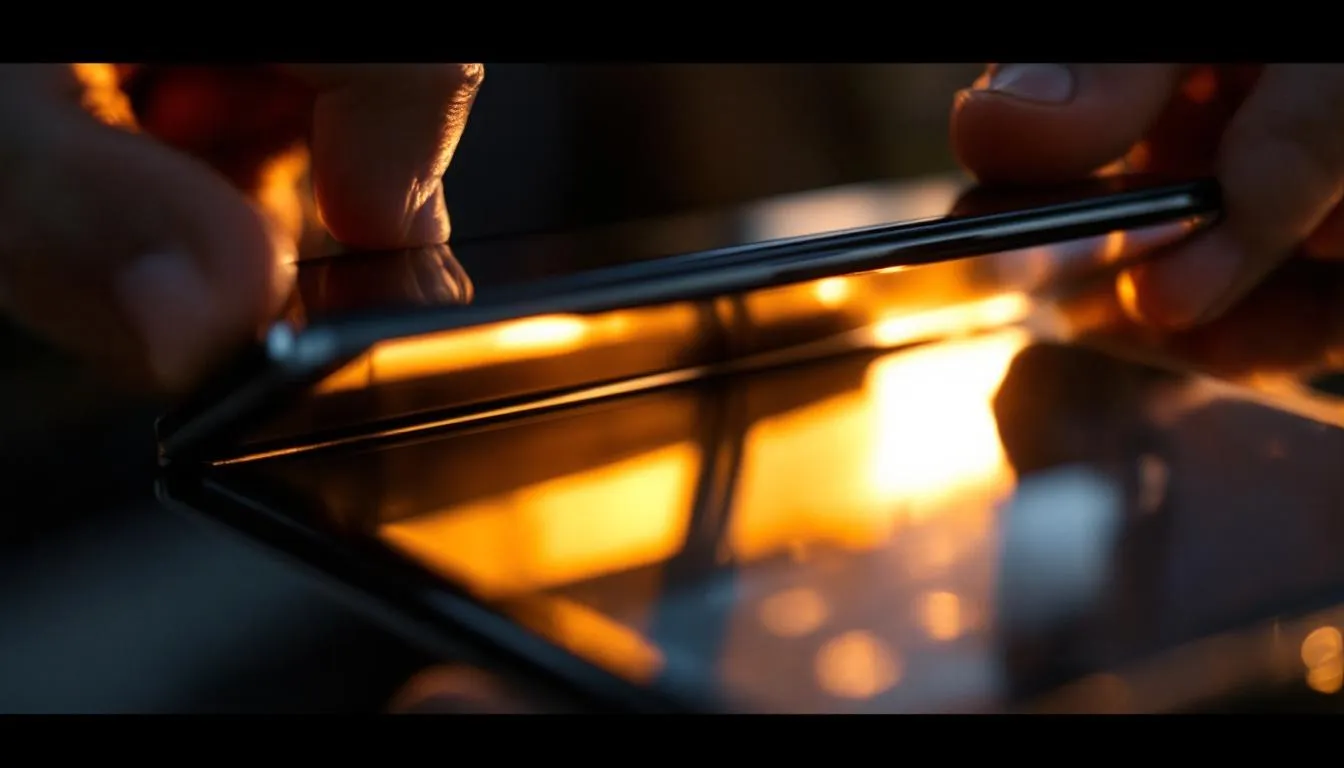 30 micromètres d’épaisseur et 500 000 pliages : comment fonctionne un écran de smartphone pliable