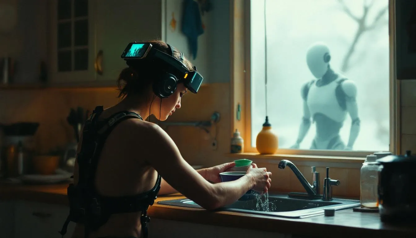 iPhone collé au front : 25 000 travailleurs filment leur ménage pour les robots